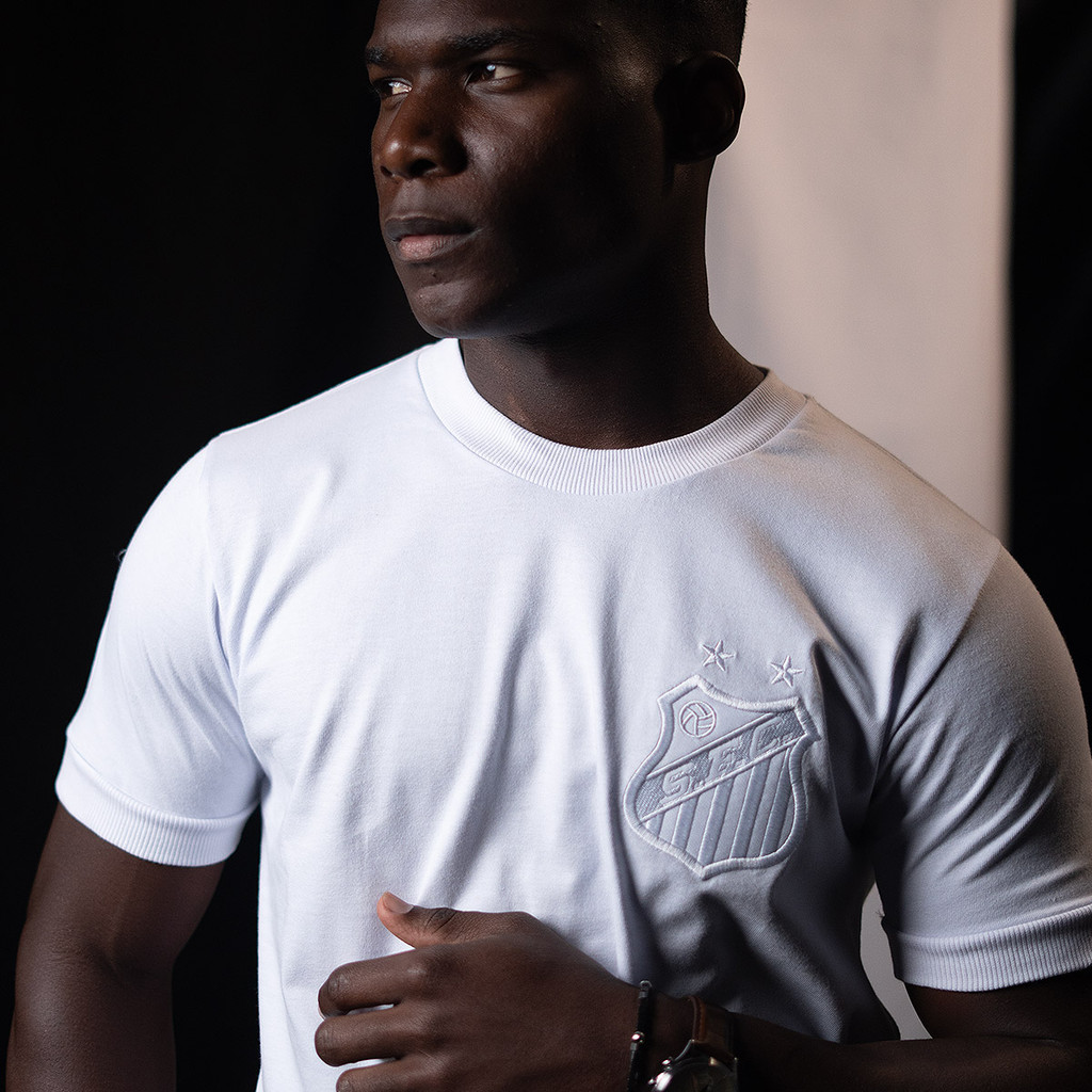 Camisa Santos Branca Retrô 10 Masculina Oficial em Oferta na Shopee