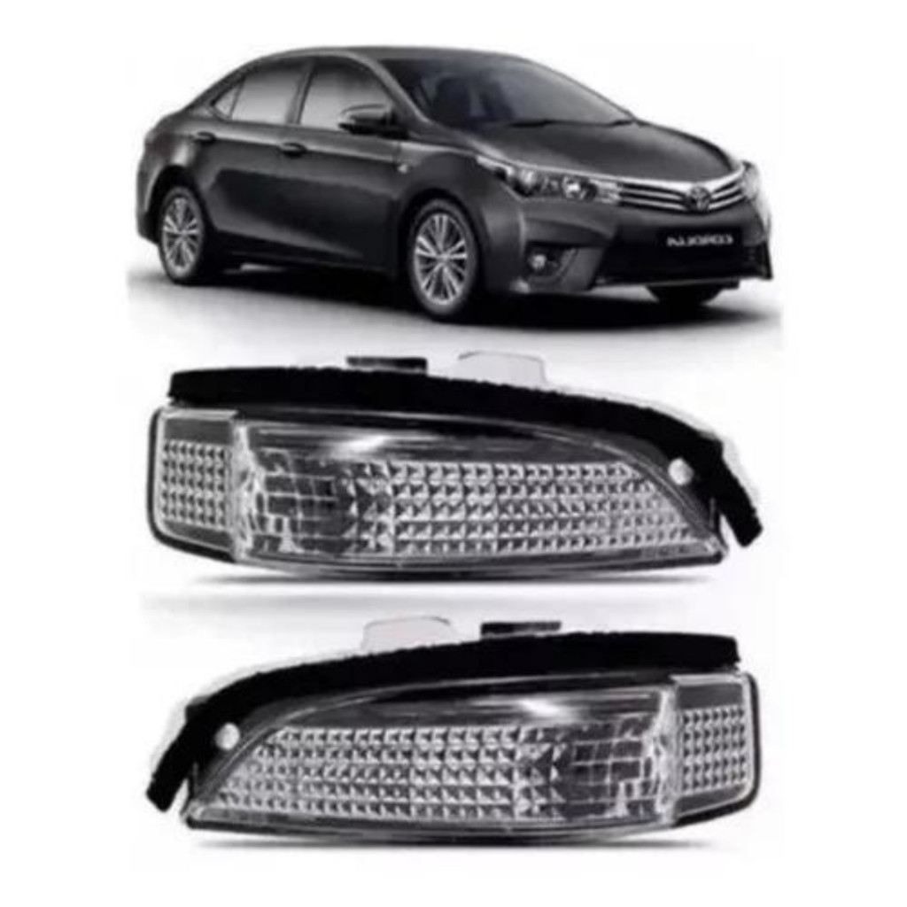 Par Pisca Seta Retrovisor Corolla 2014 2015 2016 2017 2018 2019
