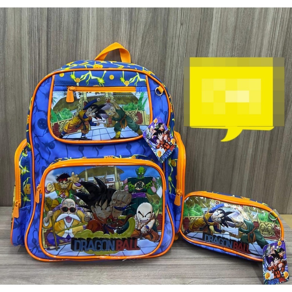 Kit de Mochila Escolar Infantil de Costas e Estojo Dragon Ball Z - Grande - Modelo 2025