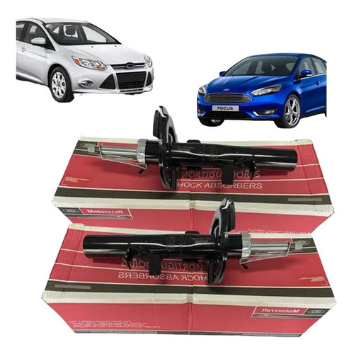 Par De Amortecedores Dianteiros Do Ford Focus 2013 A 2019