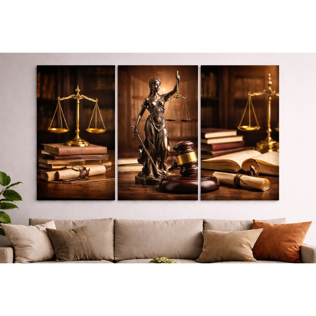 Kit Quadros Decorativos 60x40 cm MDF Advocacia/advogado, profissões, escritório em Oferta na Shopee