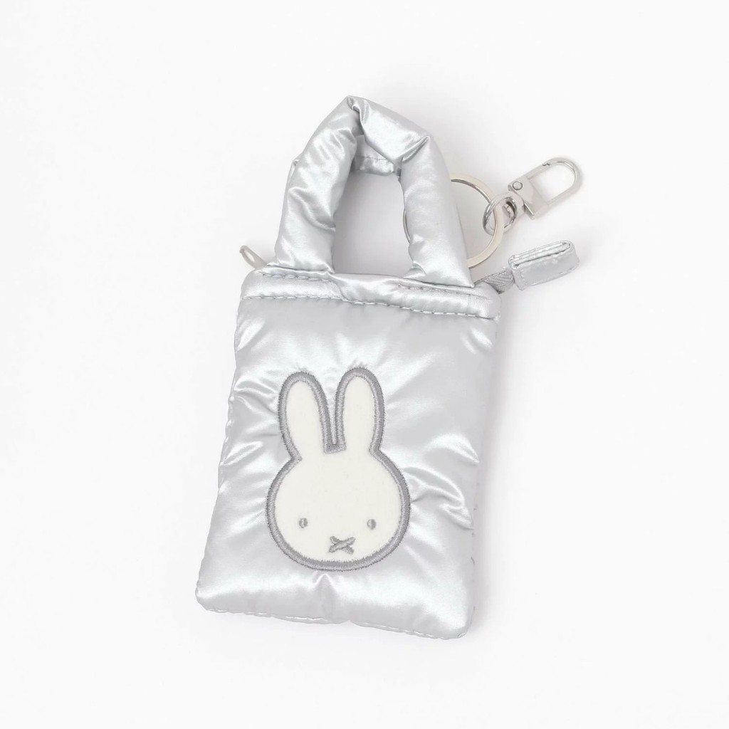 Adorável Mini Organizador Acolchoado De Algodão Miffy-Bolsa De Chaveiro Para Itens Essenciais Diários