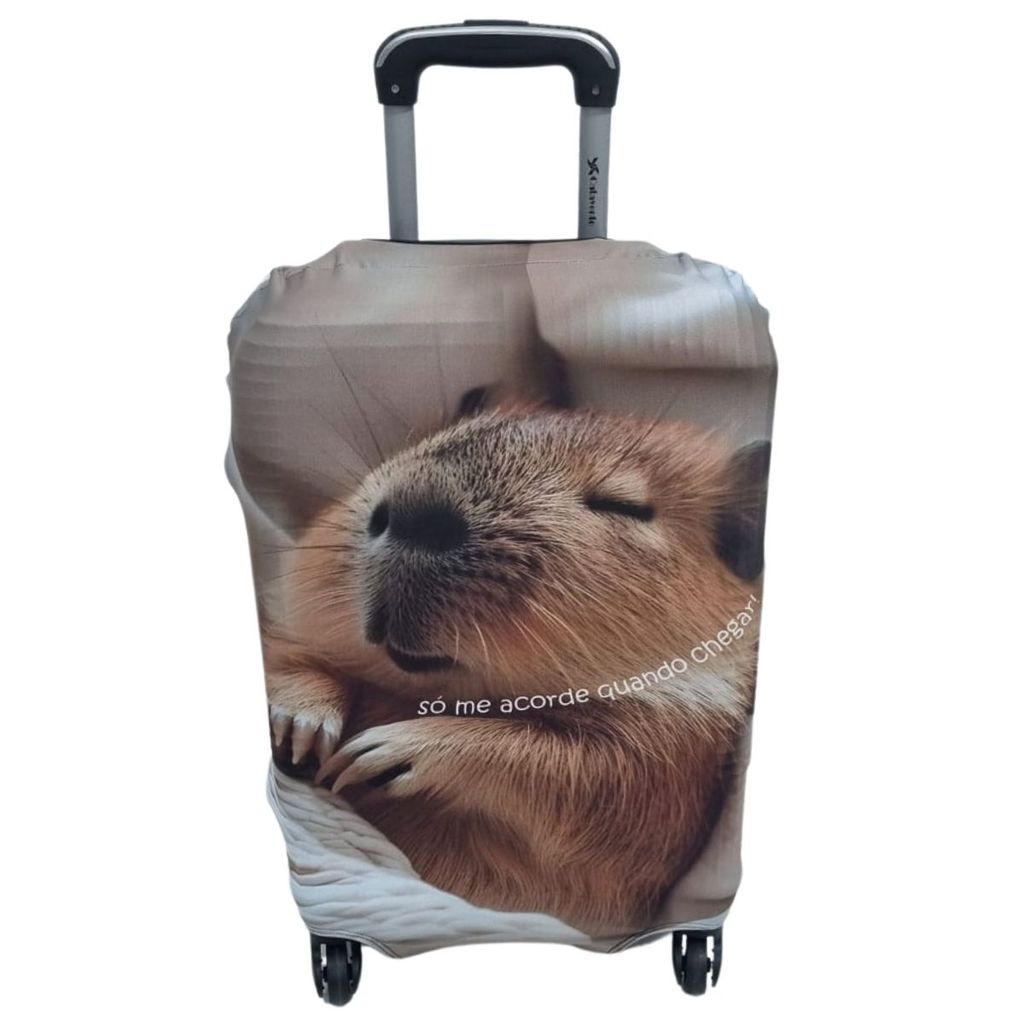 Capa para Mala Viagem Capivara