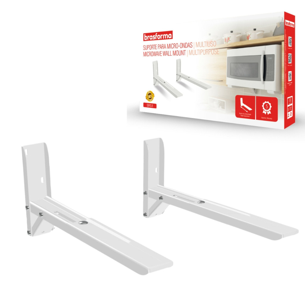 Suporte para Forno Elétrico Micro-Ondas Brasforma SBR3.8 Branco
