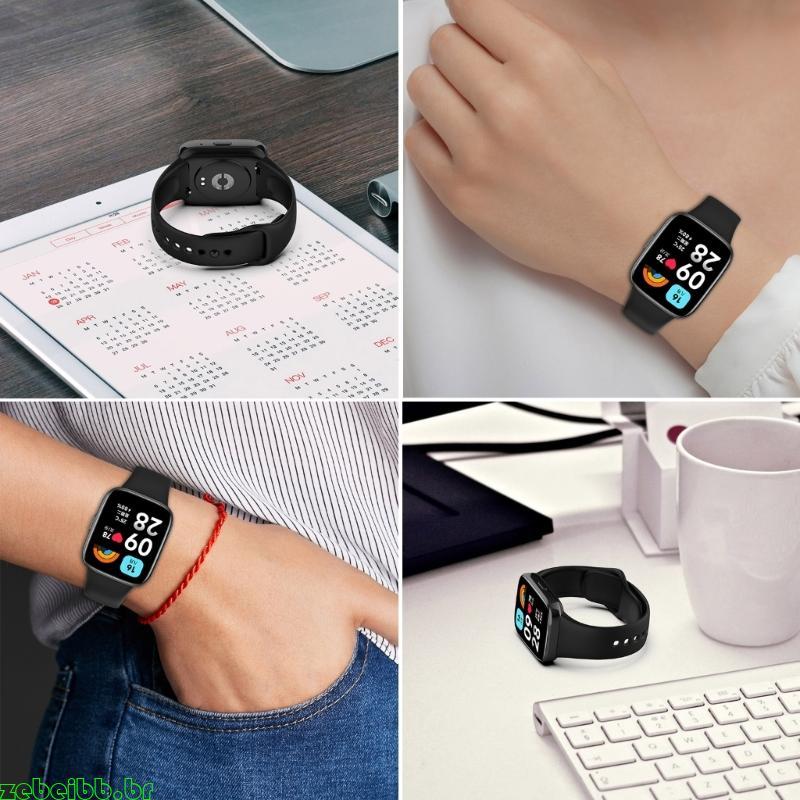 zebeibb Bandas Para Watch3 Lite Ativo Substituição Pulseiras Acessório Colorido Silicone Liberação Rápida S