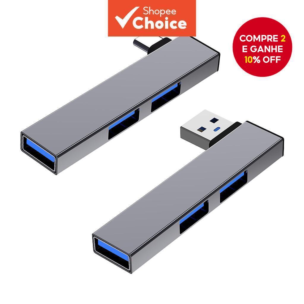 Tipo C Para USB HUB 3 Portas Multi Splitter Adaptador OTG Macbook Laptop PC Acessórios De Computador