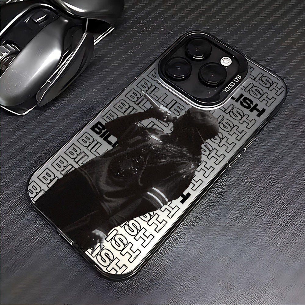 Capa de Telefone: Capa de Telefone Singer-B-Billies Compatível com iPhone 16 15 14 13 12 11 Pro Max X XR XSMAX 8 7 Plus