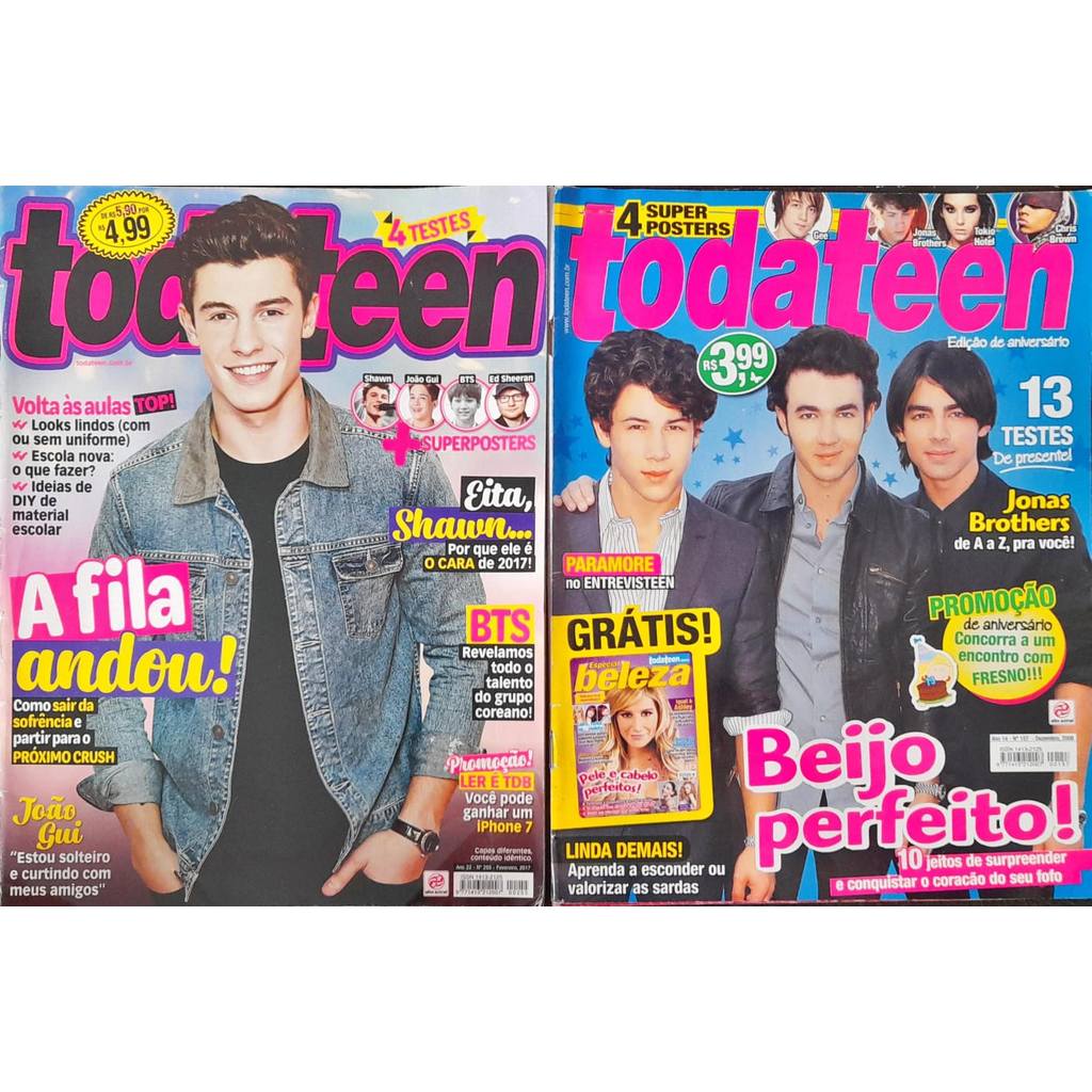 Revista TodaTeen Nº 255 e 157 de Alto Astral 7800388