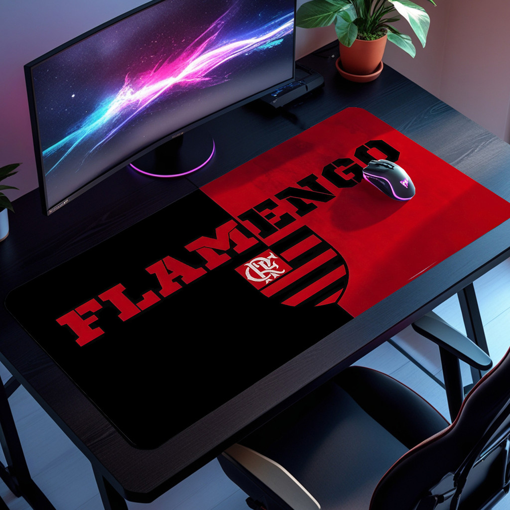 Mouse Pad de Time – Base Antiderrapante | Tamanho Grande em Oferta na Shopee