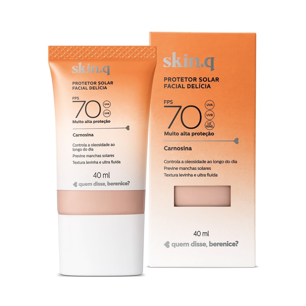 Quem disse, Berenice? Protetor Solar FPS 70 Cor 01 40ml em Oferta na Shopee