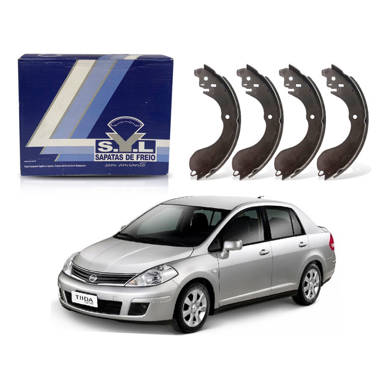 Sapata Freio Syl 228mm Tiida Sedan 1.8 2011 A 2013