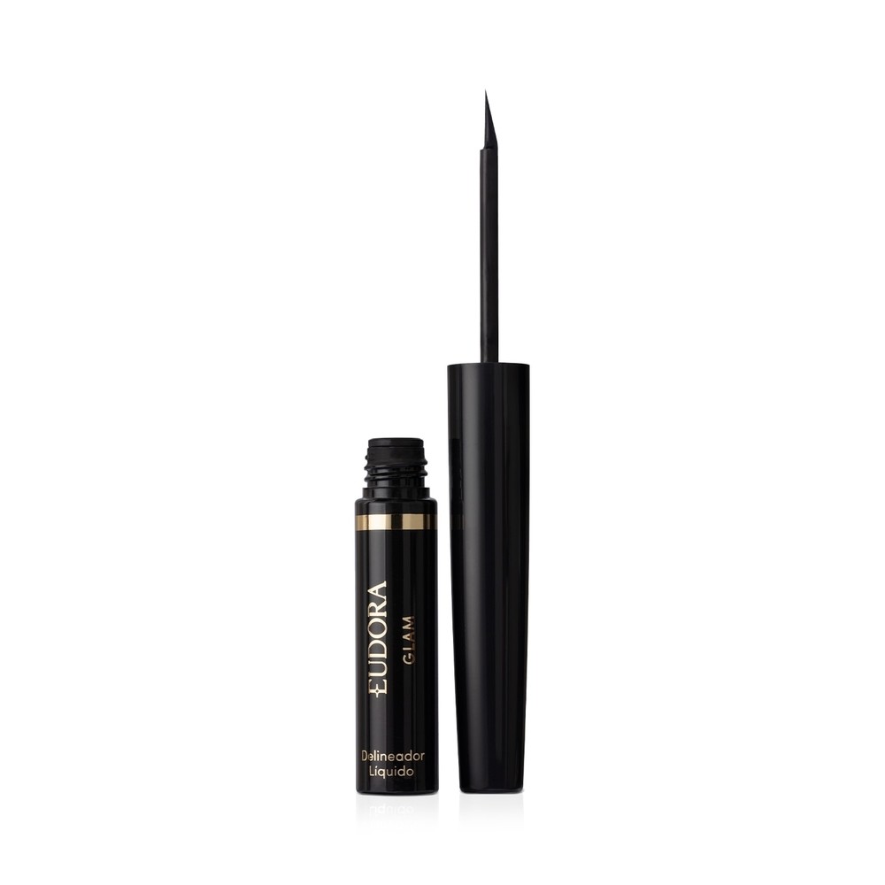 Eudora Glam Delineador Líquido Para Olhos Super Preto  3ml