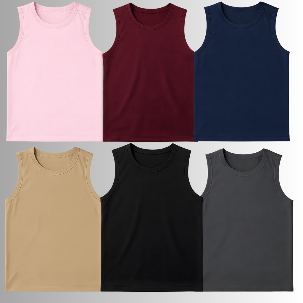 Regata Masculina Algodão LISA Varias Cores Leve e Confortavel P ao GG em Oferta na Shopee