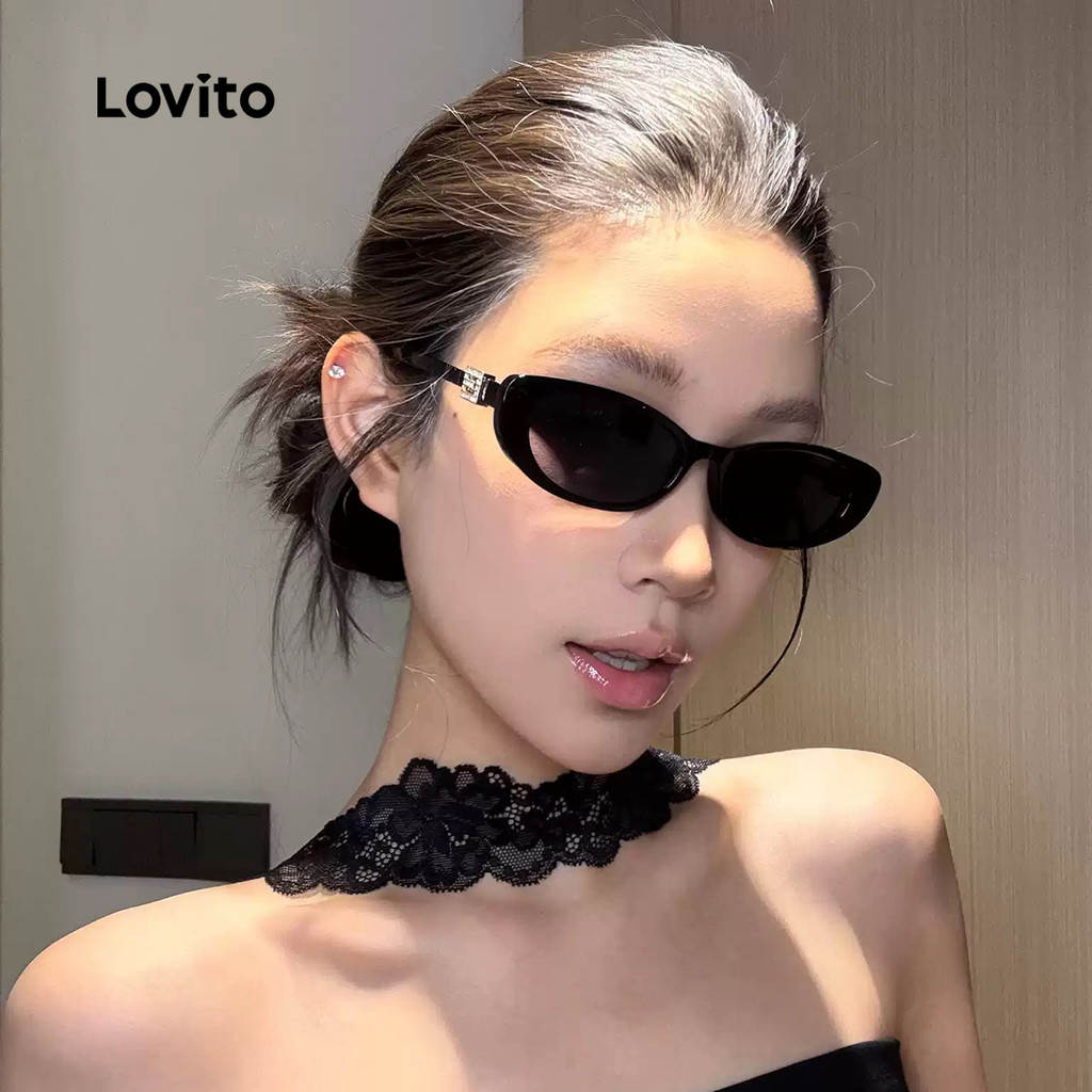 Lovito  Casual Classic e Versátil Óculos de sol LFA111075 em Oferta na Shopee