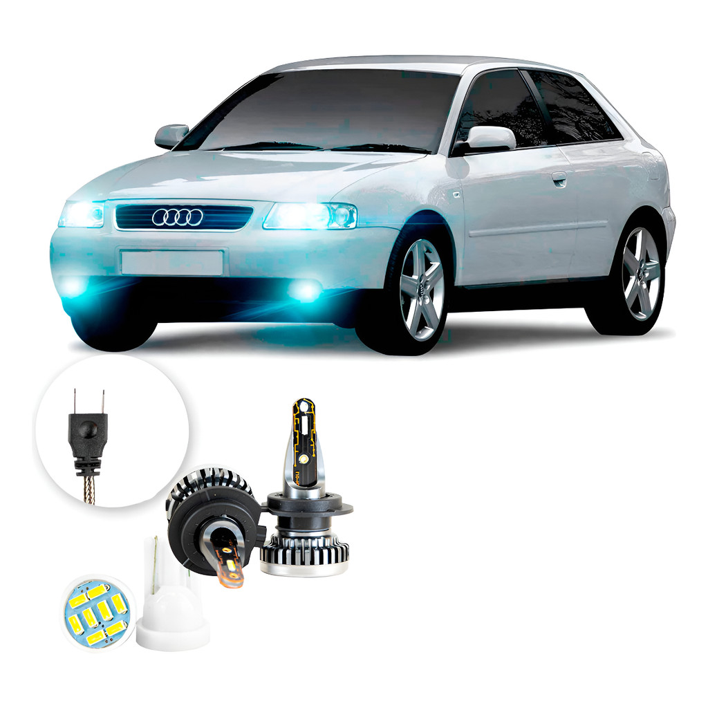 Kit Ultra Led Nano Audi A3 2001 A 2006 H7 30000lm