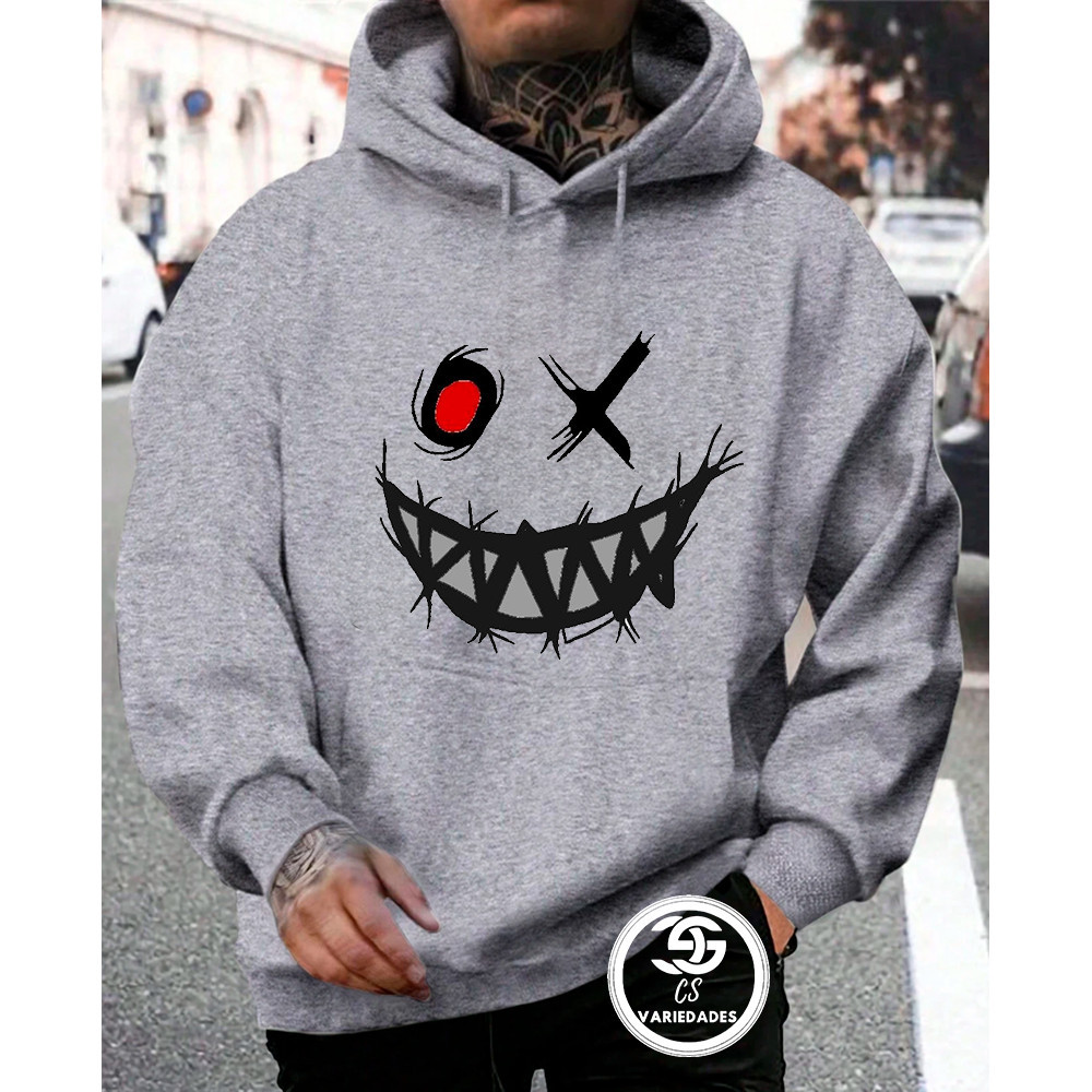 Blusa de Moletom Canguru StreetWear Estampado Várias Cores Linha Premium Flanelado Inverno FRIO