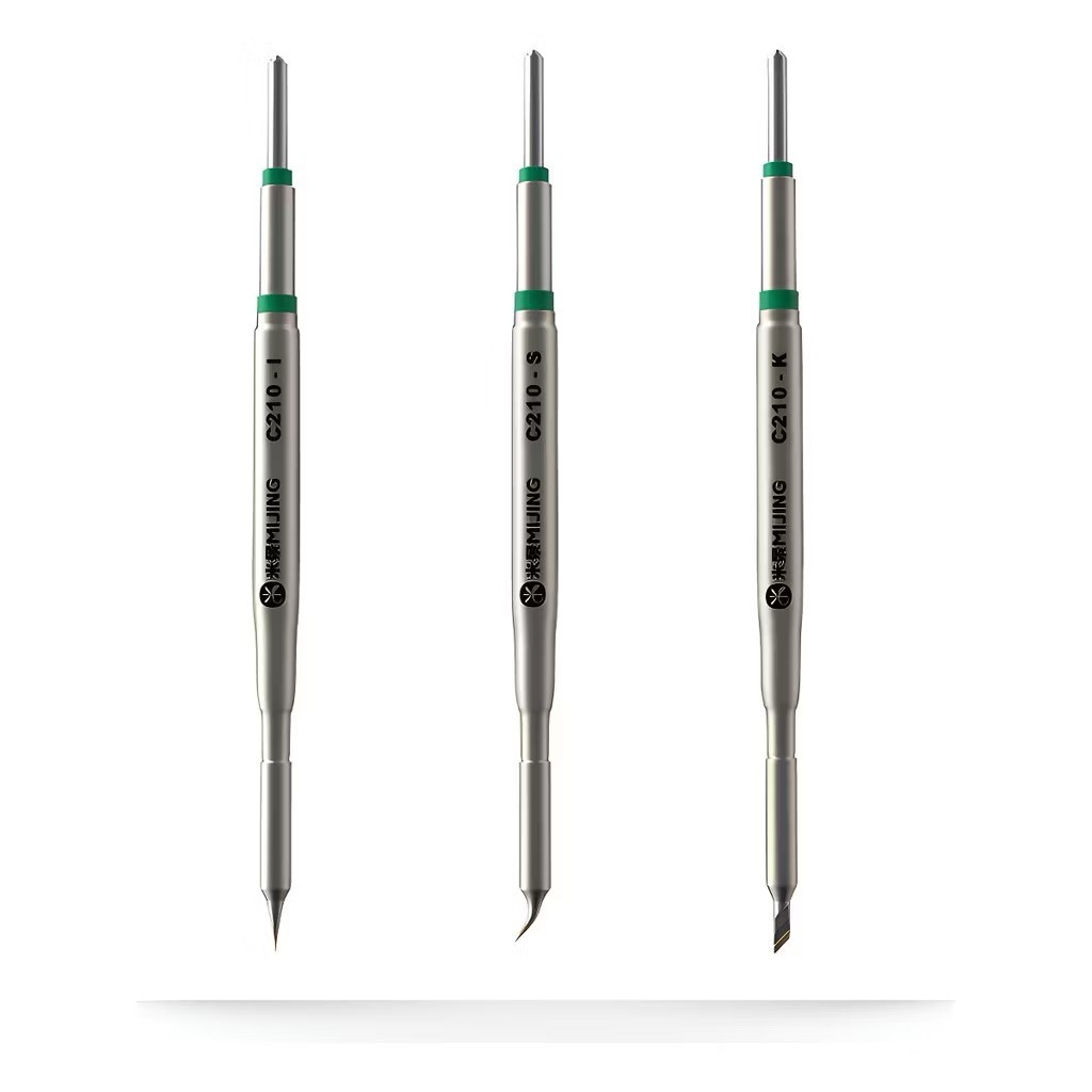 Kit de Pontas 3 Pontas Para Ferro De Solda C210 Mijing em Oferta na Shopee