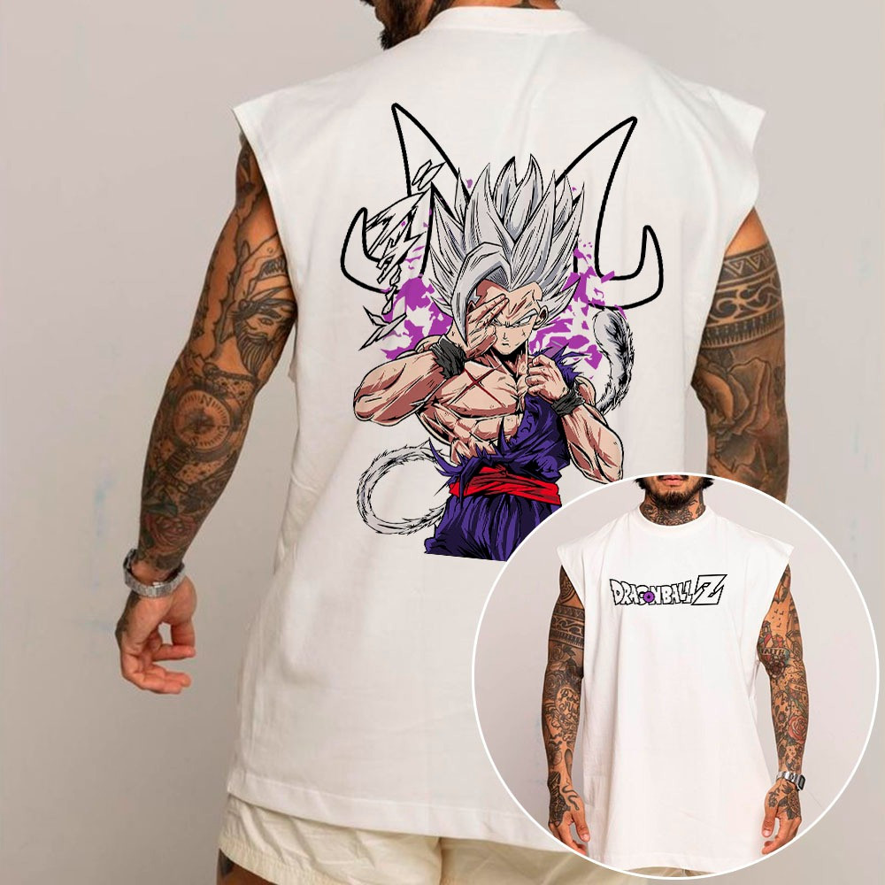 Camiseta Regata Longa Oversized Gohan Super Deus Dragon Geek em Oferta na Shopee