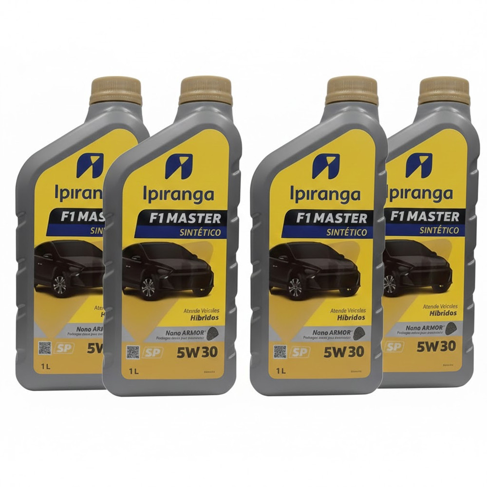 Óleo Ipiranga 5W30 Sintético Motor 4L - 4 Unid. em Oferta na Shopee