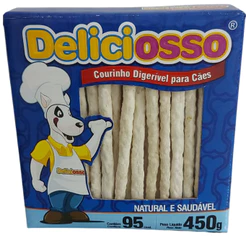 PETISCO MASTIGAVEL CAO PALITO FINO NATURAL DELICIOSSO 450G