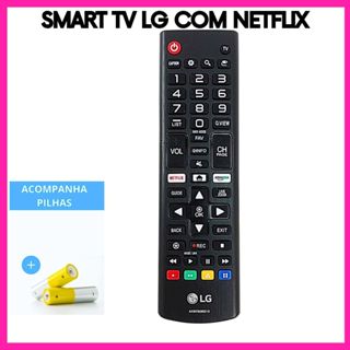 Controle Remoto Compatível TV Smart LG com Netflix Substitui Controle Original em Oferta na Shopee