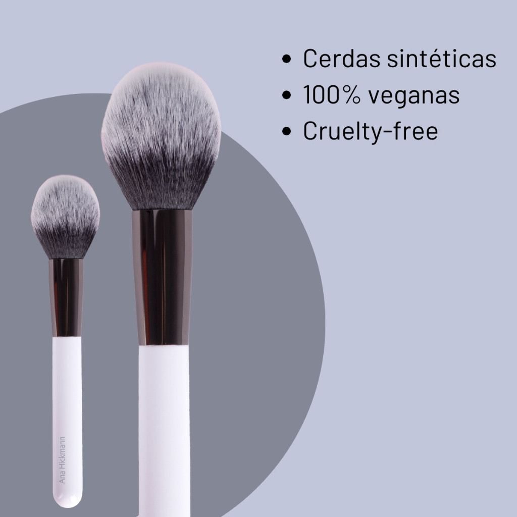 Pincel Multifuncional Brush Para Pó Ana Hickmann em Oferta na Shopee