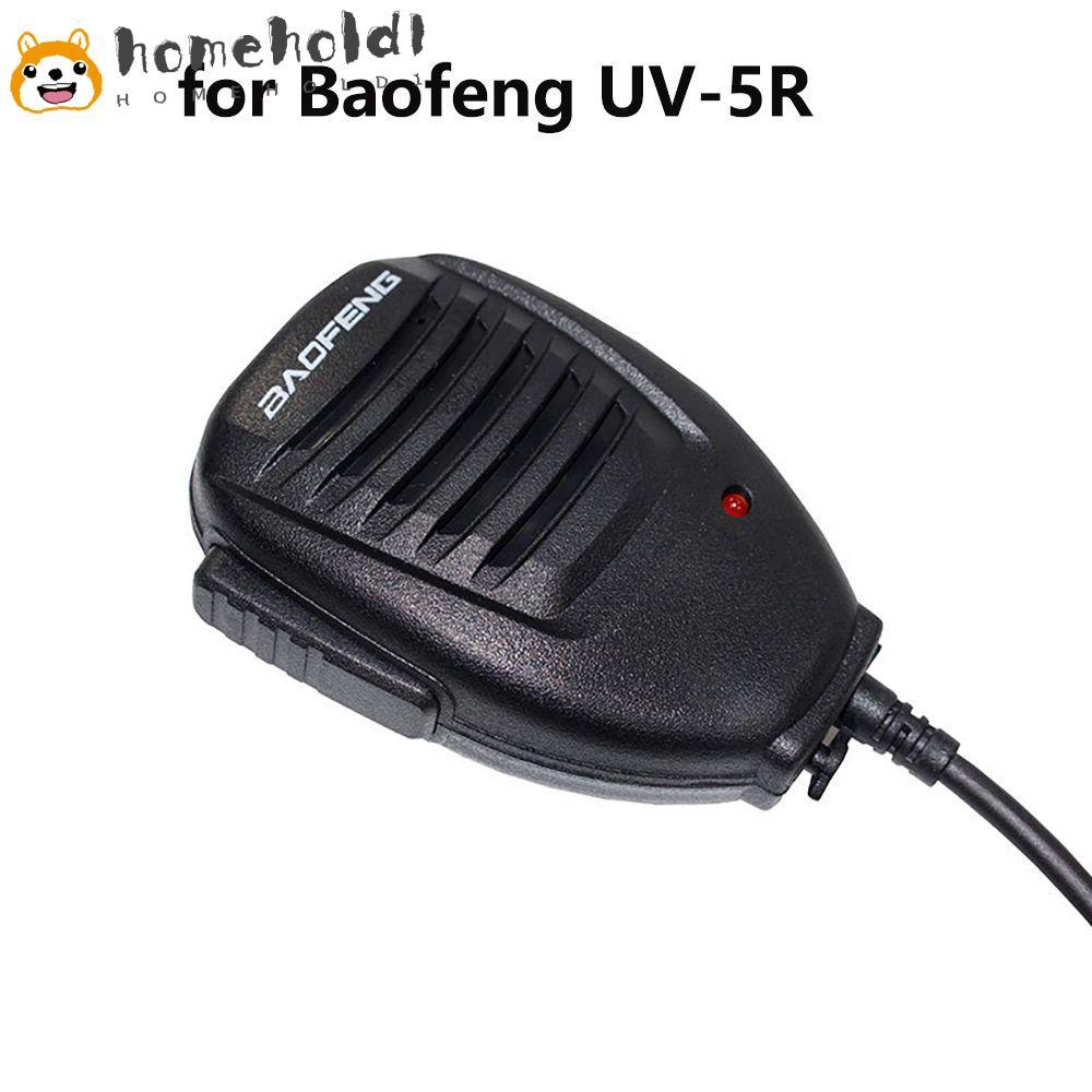 HOMEUVOE Para Baofeng Alto-Falante Microfone À Prova D'água PTT Walkie Talkie