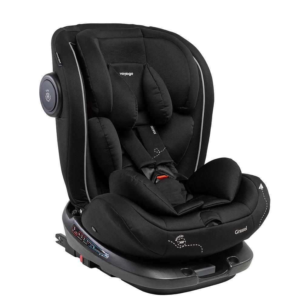 Cadeirinha para Carro Girassol 360° 36kg Isofix Preto Voyage