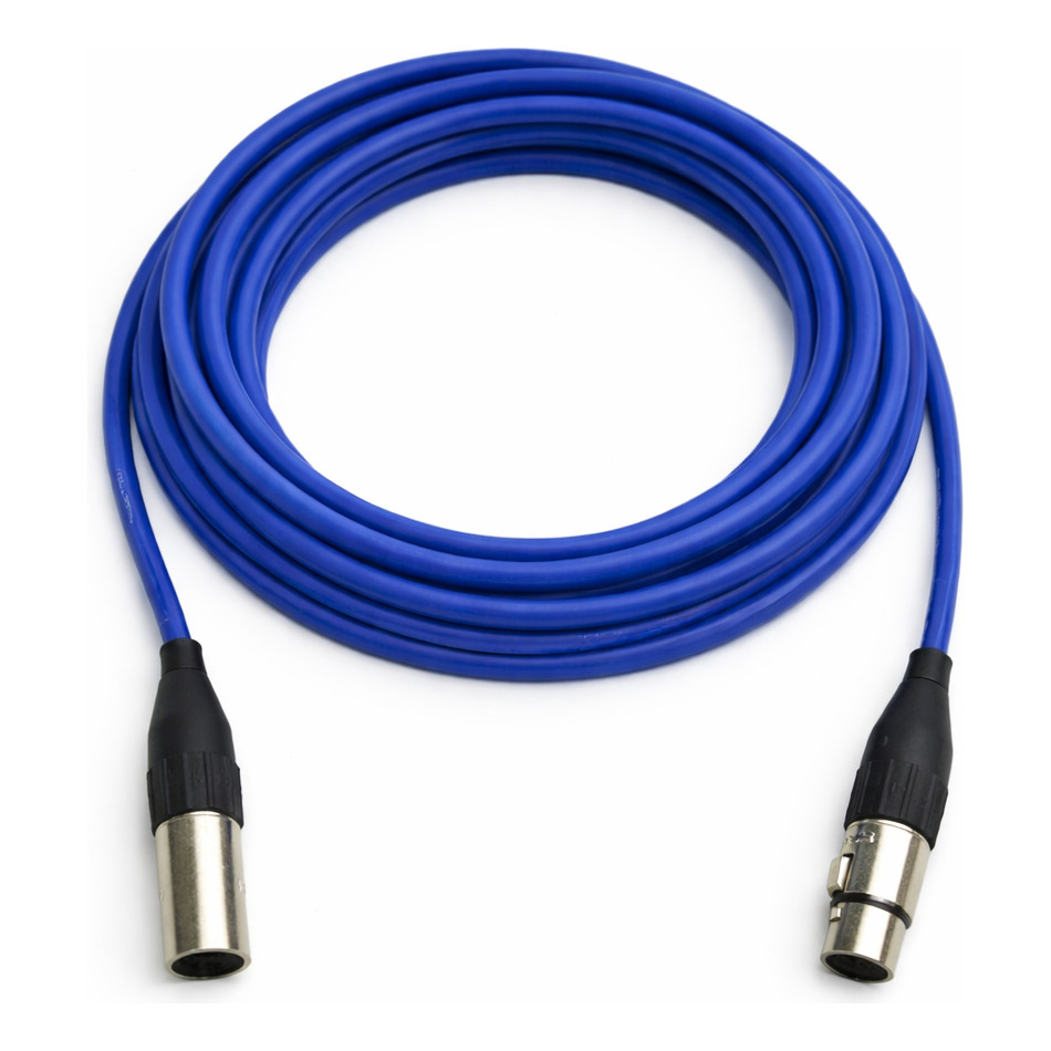 Imagem Cabo Xlr/xlr Santo Angelo Sc-20 Azul Microfone 5m