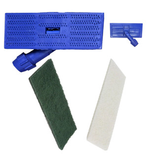 Kit SUPORTE LT Limpa Tudo Mop Articulado Giro 360° Limpeza de Cantos + 2 FIBRAS Abrasiva de Limpeza em Oferta na Shopee