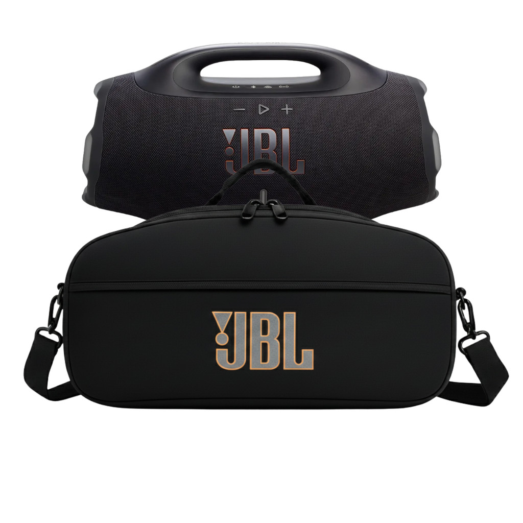 Case Estojo Bolsa Mala Para Boombox 4 Impermiavel Com Bolso Alça Nova em Oferta na Shopee