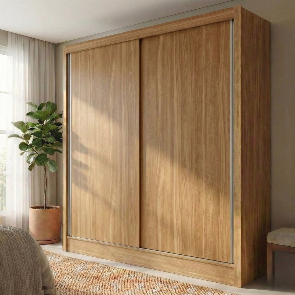 Guarda-Roupa Solteiro 2 Portas de Correr e 2 Gavetas Amêndola Touch Peônia Yescasa Amêndola Touch em Oferta na Shopee