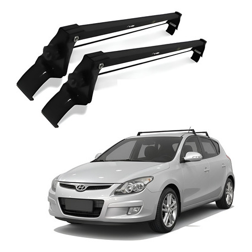 Rack De Teto Bagageiro I30 Hyunday 2009 2010 2011 2012 Preto