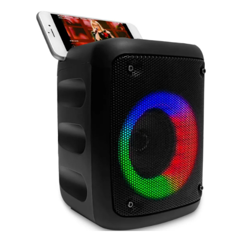 Caixa Caixinha De Som Portátil Para Karaokê Fm Usb Aikino