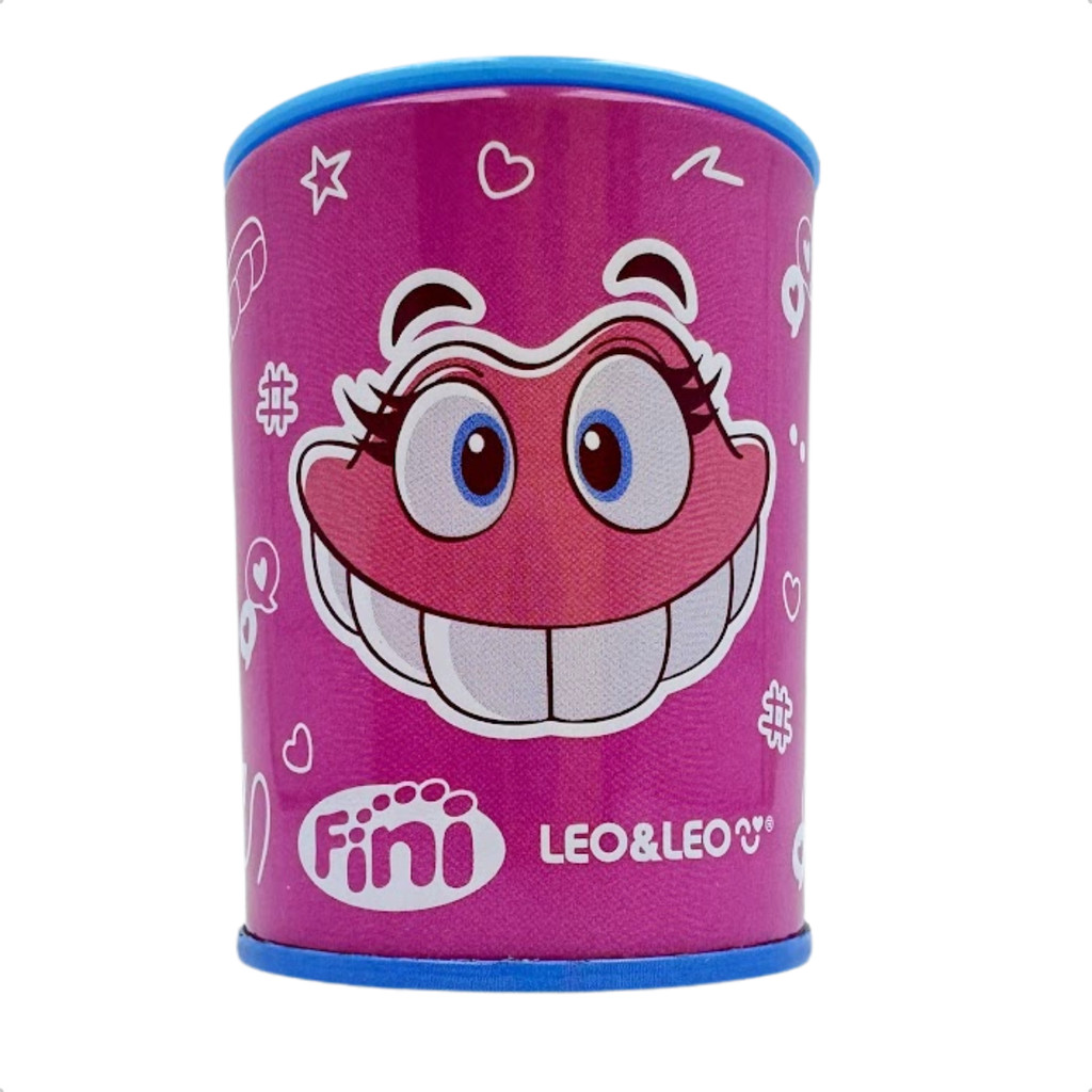 Apontador Latinha Metálico Com Depósito 2 Furos Fini Dentadura