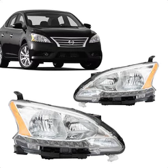 Farol Sentra 2014 2015 2016 Farolete Máscara Cromada Com Led Pisca Seta Âmbar