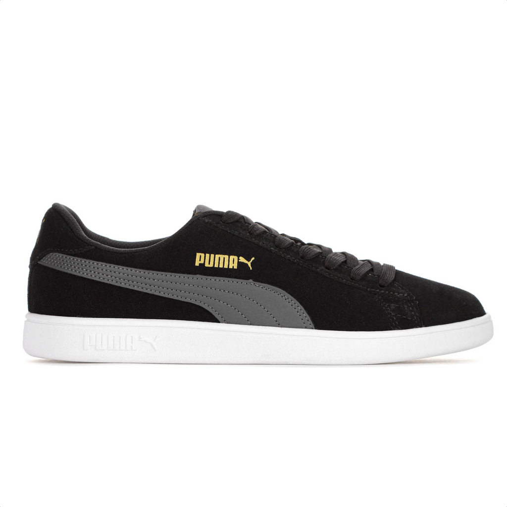 Tênis Puma Smash V2 BDP Preto e Cinza - Masculino
