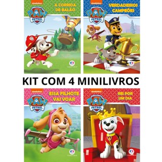 Kit com 4 Minilivros | Patrulha Canina em Oferta na Shopee