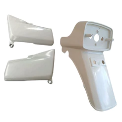 Kit Carenagem Lateral Par + Paralama traseiro sem Pintura Motocicleta CG 125 83/84/85/86/87/88/89