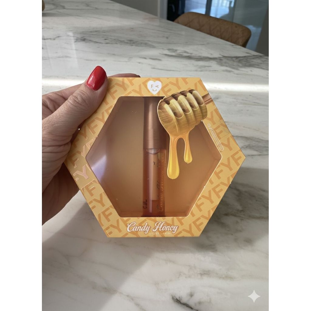 Gloss Labial Candy Honey Forever You  Hidratação Brilho sabor de Mel