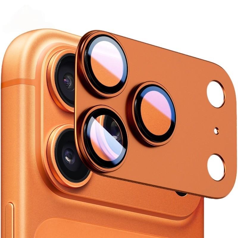 Protetor De Lente De Câmera De Metal 3D + Vidro Temperado Compatível Com iPhone 17 Pro Max 17pro 12 17AIR 1113 14 15 16 em Oferta na Shopee