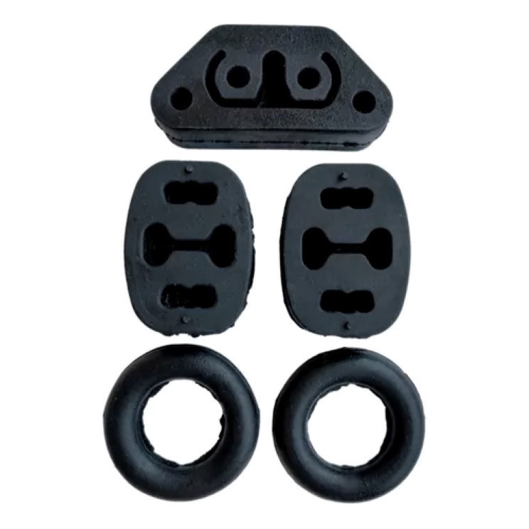 Borracha Coxim Escapamento Fiat Uno Kit 5 Unidades