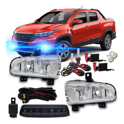 Kit Farol Milha Strada 2021 2022 2023 Mod Orig + Xenon H11 8000k