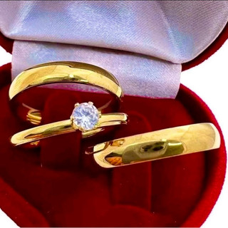 aliança lisa feminino masculino anel 100% Moeda Antiga  4mm casamento noivado cor de ouro 18k