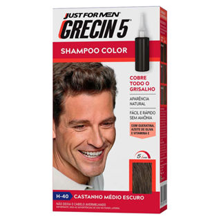 Shampoo Color Grecin 5 Castanho Médio Escuro em Oferta na Shopee