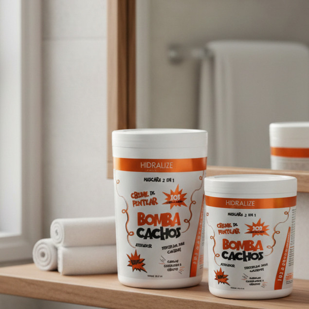 Creme De Pentear Bomba De Cachos 1 kg Envio Imediato em Oferta na Shopee