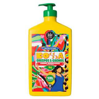 Creme Modelador Lola Bossa Crespos & Cachos 1Kg em Oferta na Shopee