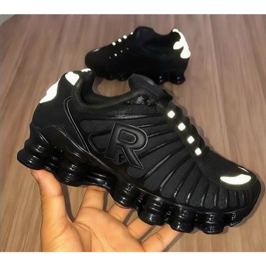 TÊNIS RAYRA ESPORTIVO REFLETIVO COM MOLAS CONFORTAVEL DO 34 AO 43