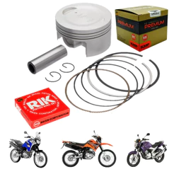 Kit Pistão Anel Yamaha Fazer Xtz Lander Tenere 250 Std 025 050 075 Moto