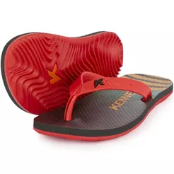 Chinelo Kenner Summer Listras Masculino - Preto e Vermelho